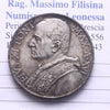EN* ROME VATICAN CITY Pope PIUS XI 10 Lire SILVER 1937 SUPER with patina