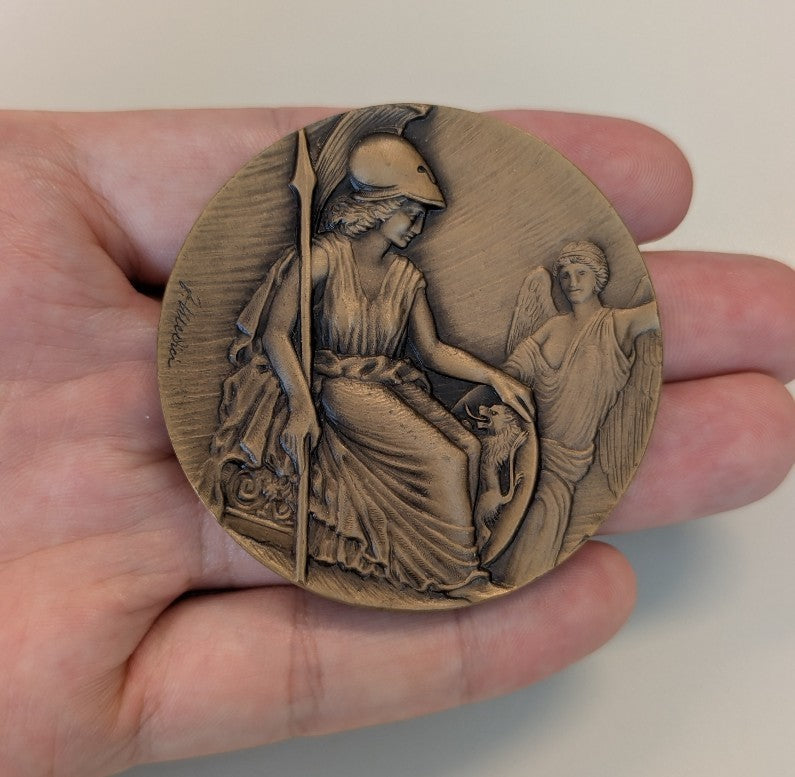 NL* BRESCIA Medaglia Bronzo ACCADEMIA ATENEO DI BRESCIA 1802-2002 OPUS Medici