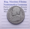 NL* STATO PONTIFICIO PAPA PIO IX 20 BAIOCCHI Argento 1860 XV ottima conservaz.