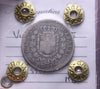 NL* VEII RE ITALIA 1 LIRA ARGENTO 1862 zecca NAPOLI RARA MB Numismatica Elite