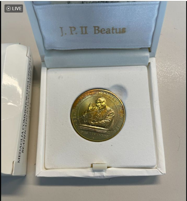 NL* VATICANO MEDAGLIA BRONZO 2011 BEATIFICAZIONE di Papa GIOVANNI PAOLO II FDC