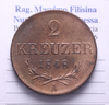 NL* AUSTRIA FRANZ JOSEPH I 2 KREUZER 1848 A come da foto