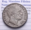 NL* VEIII Italia 2 LIRE ARGENT0 1907 AQUILA SABAUDA eccellente con patina