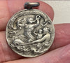 NL* ITALIA Medaglia argento portativa GARA DI NUOTO 1910-1930 Grammi 7.95