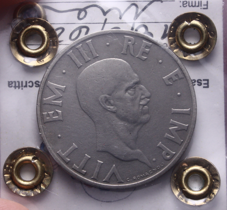 NL* VEIII Italia 2 LIRE IMPERO 1936 XIV RARA BB BB/SPL Perizia Filisina * 3