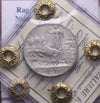 NL* VEIII 1 LIRA ARGENTO 1908 QUADRIOGA VELOCE RARA BB/SPL Perizia Cavaliere