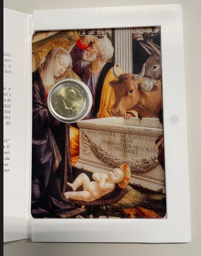 NL* SAN MARINO 2 Euro 2024 530th ANNIVERSARY OF THE DEATH OF GHIRLANDAIO FDC mint set