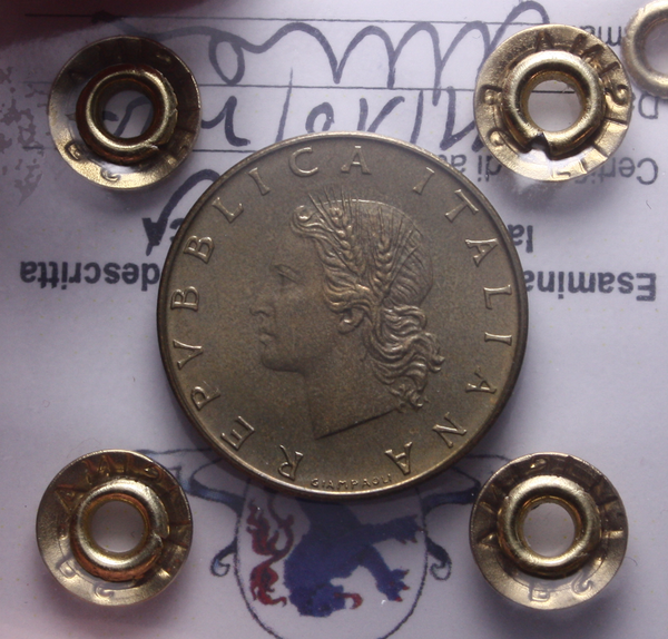 NL* Italia Repubblica 20 LIRE BRONZITAL 1970 VARIANTE CON P FDC Perizia Filisina