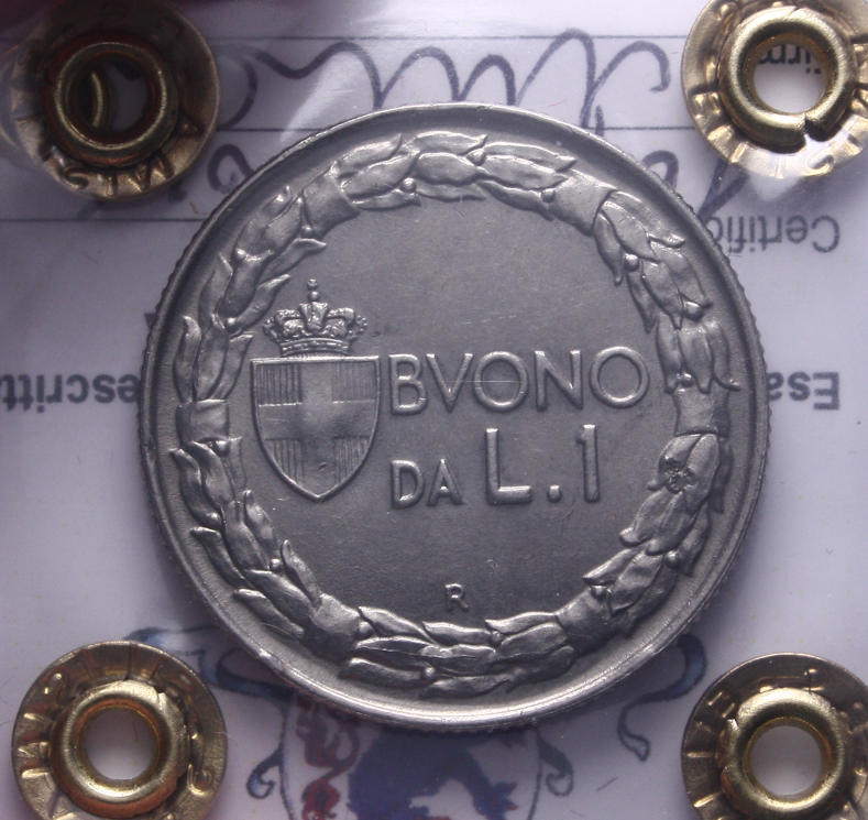 NL* VEIII ITALIA BUONO 1 LIRA 1922 ITALIA SEDUTA FDC Perizia Filisina Massimo