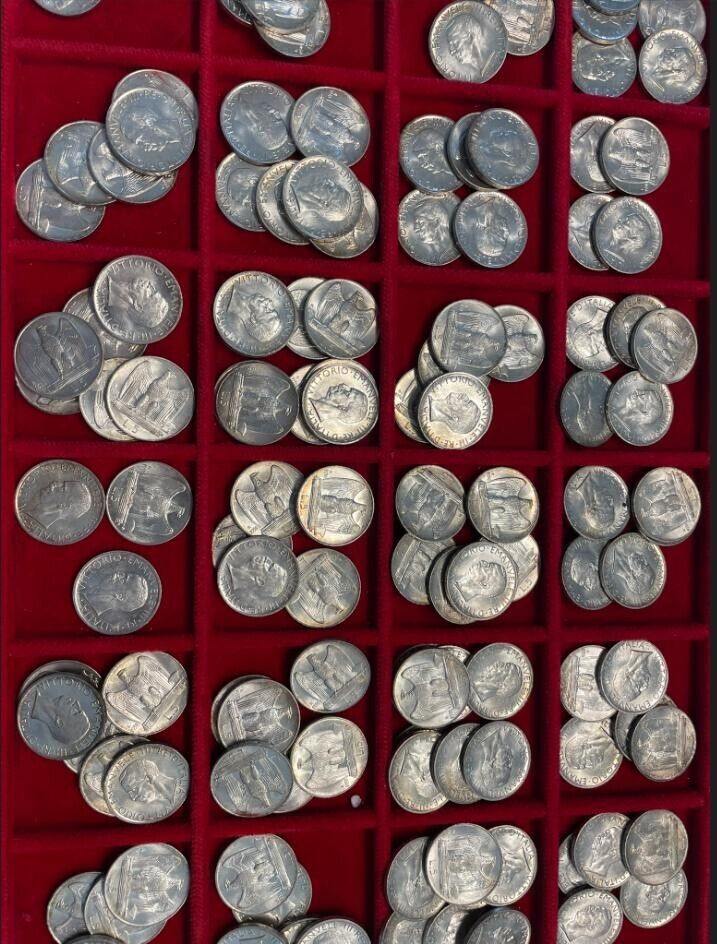 NL* VEIII 5 LIRE Silver AQUILOTTO 1930 UNCIRCULATED ABSOLUTE from Roll