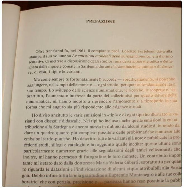 NL* Libro Sardegna Le Monete Sardo Puniche di Enrico Piras Montenegro Edizioni