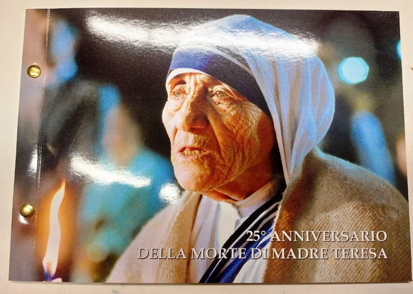 NL*VATICANO FRANCESCO 2 Euro 2022 MADRE TERESA DI CALCUTTA FDC FOLDER Filatelico