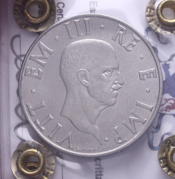 NL* VEIII 2 LIRE IMPERO 1941 XIX MAGNETICA QFDC/FDC Perizia Filisina Massimo