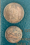 NL* VATICANO Papa PIO XII Serie completa di 8 Valori 1939 I in Astuccio FDC