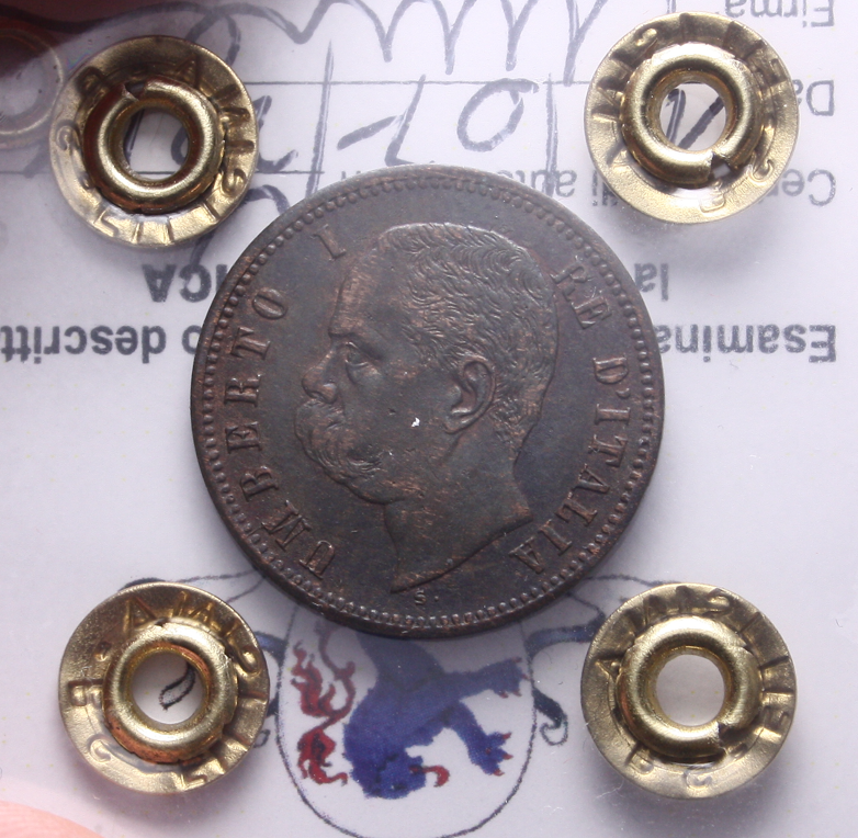 NL* UMBERTO I 2 CENTESIMI VALORE 1895 ROMA RARA BB/SPL Perizia Filisina Massimo