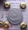 NL* Italia Repubblica 5 LIRE DELFINO 1956 RARA MB Perizia Filisina Massimo