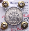 NL* VEIII 5 LIRE ARGENTO FECONDITA' 1936 XIV SPL/QFDC Perizia Filisina Massimo
