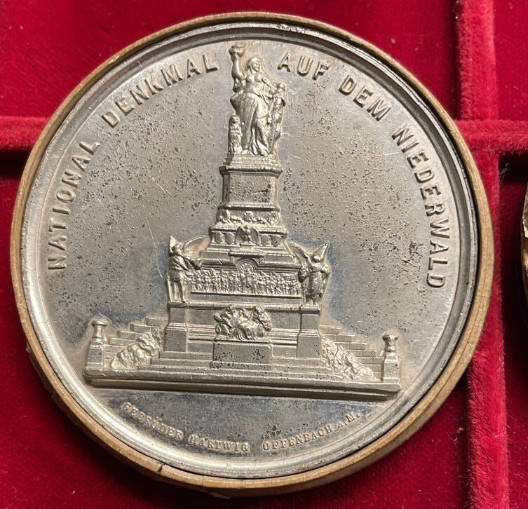 NL* GERMANIA  Medaglia NATIONALE DENKMAR NIEDERWALD 1870/71 Deutschen Volkes