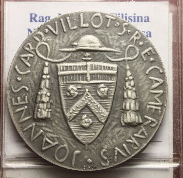 NL* VATICAN CITY VACANT SEAT SILVER medal 1978 Cardinal VILLOT 