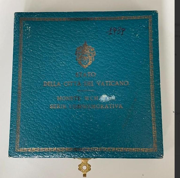 NL* VATICANO Papa PIO XII Serie completa di 8 Valori 1939 I in Astuccio FDC