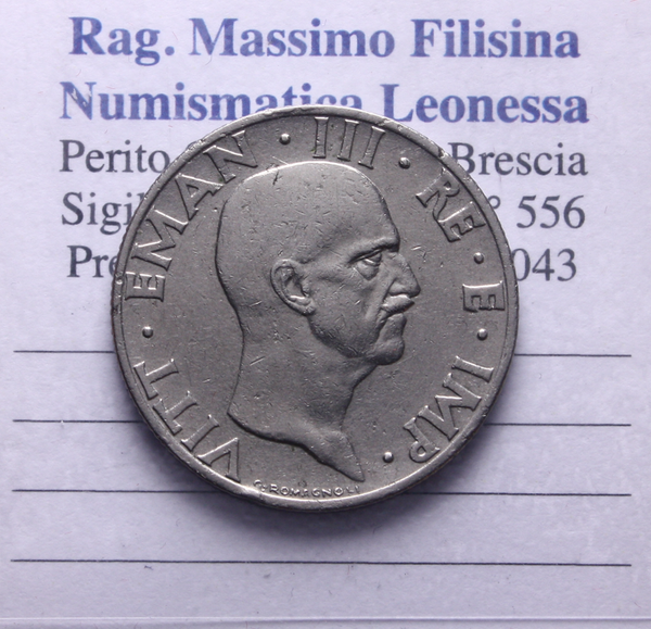 NL* VEIII 50 CENTESIMI IMPERO 1936 XIV RARA come da foto