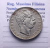NL* UMBERTO I 2 LIRE ARGENTO 1898 ROMA come da foto