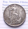 NL* VEIII ITALIA 10 LIRE ARGENTO IMPERO 1936 XIV eccellente con patina foto