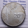 NL* SVIZZERA CONFEDERAZIONE 20 Franchi Argento 1991 700° CONFEDERAZIONE