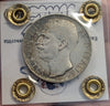 NL* VEIII 10 LIRE Argento BIGA 1928 1 rosetta RARO BB Perizia Filisina *2