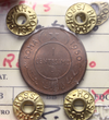 NL* AFIS SOMALIA 1 CENTESIMO 1950 qFDC RAME ROSSO Perizia Rossi Riccardo