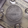 NL* VEII 50 CENTESIMI ARGENTO 1863 MILANO VALORE QSPL Perizia Perfetto Simonluca