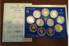NL* ITALIA Divisionale 1989 T. CAMPANELLA 11 V con 500 LIRE ARGENTO PROOF Set