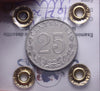 NL* VEIII ITALIA 25 CENTESIMI VALORE 1902 RARA SPL Perizia Filisina Massimo