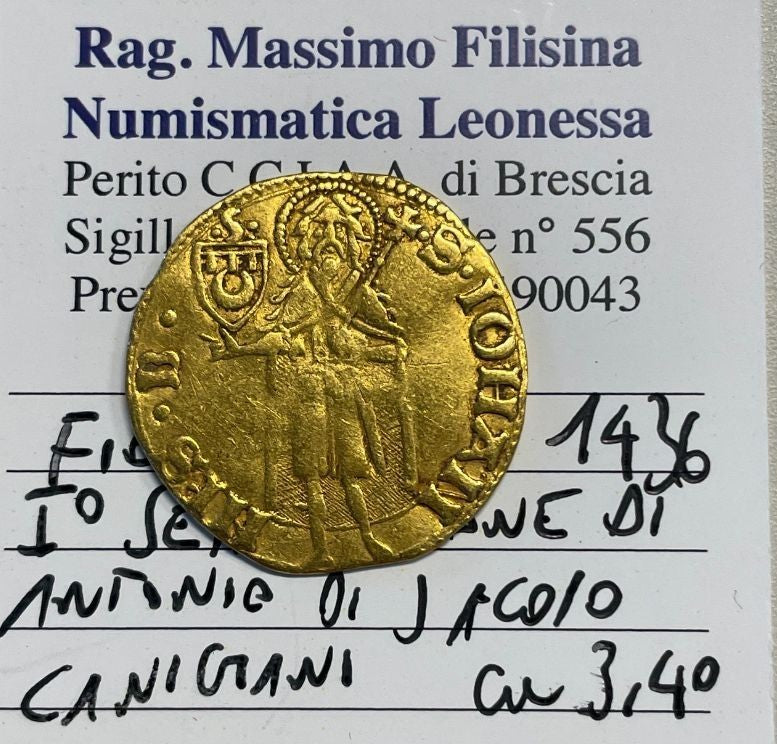 NL* FIRENZE FIORINO ORO 1436 I Semestre Simone di Antonio di Jacopo Canigiani R