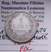NL* SAN MARINO 1 LIRA Argento 1898 ROMAFDC RARA *R* Perizia Filisina Massimo