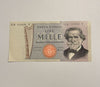 NL* BANCA D'ITALIA Banconota 1000 LIRE G.VERDI QB 113938 V FIOR DI STAMPA