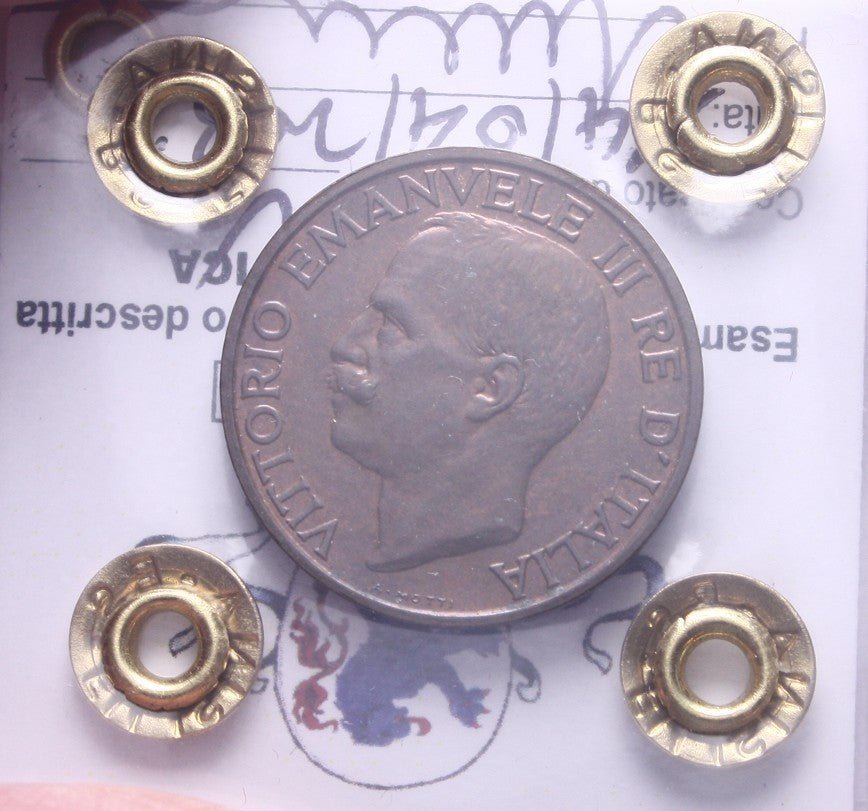 NL* VEIII ITALIA 10 CENTESIMI APE 1934 QFDC Perizia Filisina Massimo *