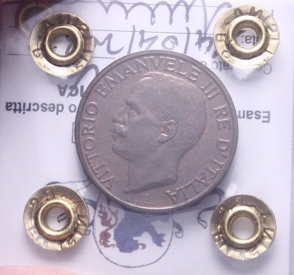 NL* VEIII ITALIA 10 CENTESIMI APE 1934 QFDC Perizia Filisina Massimo *