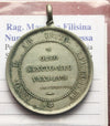 NL * ROME Pope LEO XIII Silver Medal 1893 Oleo Sancto Meo Unxi Eum 50th