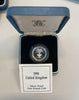 NL* GB UK ELISABETTA II 1 ONE POUND SILVER Argento 1990 PROOF in set Royal Mint