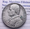 NL* ROMA CITTA' DEL VATICANO Papa PIO XI 10 Lire ARGENTO 1933-34 come da foto