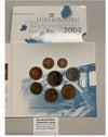 NL* LUSSEMBURGO Divisionale EURO 2003 8 VALORI EURO COINS FDC - B UNC SET Zecca