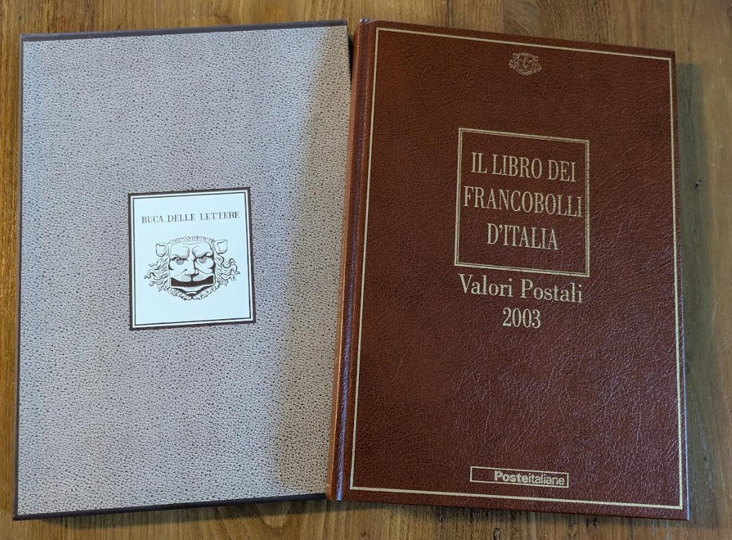NL* BUCA DELLE LETTERE il Libro dei FRANCOBOLLI D'ITALIA Volume 2003 vuoto