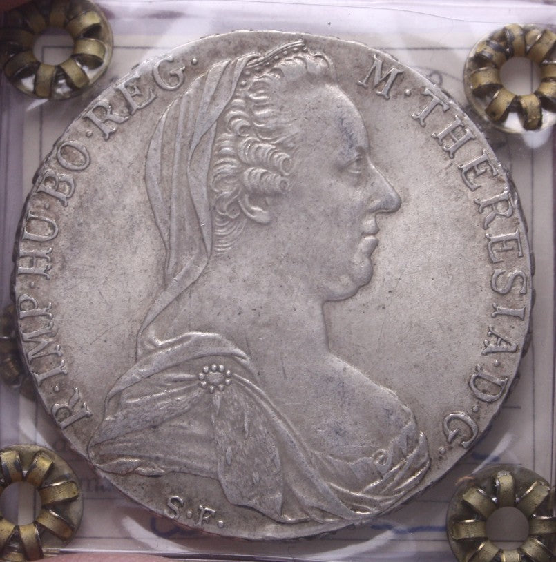 NL* VEIII COLONIA ERITREA TALLERO MARIA TERESA 1780 SPL Perizia Aurora