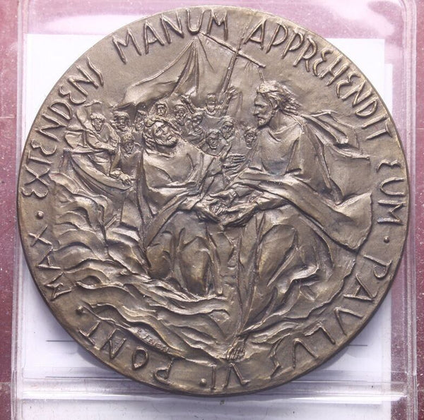 NL* ROME Vatican POPE PAUL VI Bronze Medal 1964 ECUMENICAL COUNCIL III SES FDC