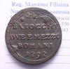 NL* STATO PONTIFICIO ROMA Sanpietrino 2 BAIOCCHI E MEZZO 1797 eccellente