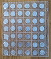 NL* ITALIA LOTTO 42 pezzi 5 LIRE DELFINO DAL 1974 AL 1980 FDC da rotolino