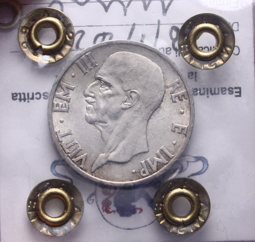 NL* VEIII 5 LIRE ARGENTO FECONDITA' 1936 XIV SPL/QFDC Perizia Filisina Massimo
