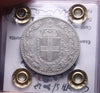 NL* UMBERTO I ITALIA 2 LIRE ARGENTO 1897 ROMA SPL+ Perizia Filisina Massimo