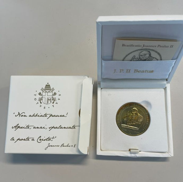 NL* VATICANO MEDAGLIA BRONZO 2011 BEATIFICAZIONE di Papa GIOVANNI PAOLO II FDC